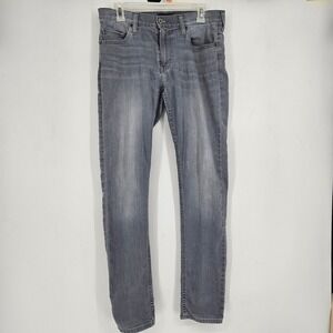 Paige Jeans Mens 30 Gray‎ Lennox Pants Stretch Denim Casual Slim Tapered